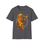 Rocking Golden Retriever Guitar Shirt