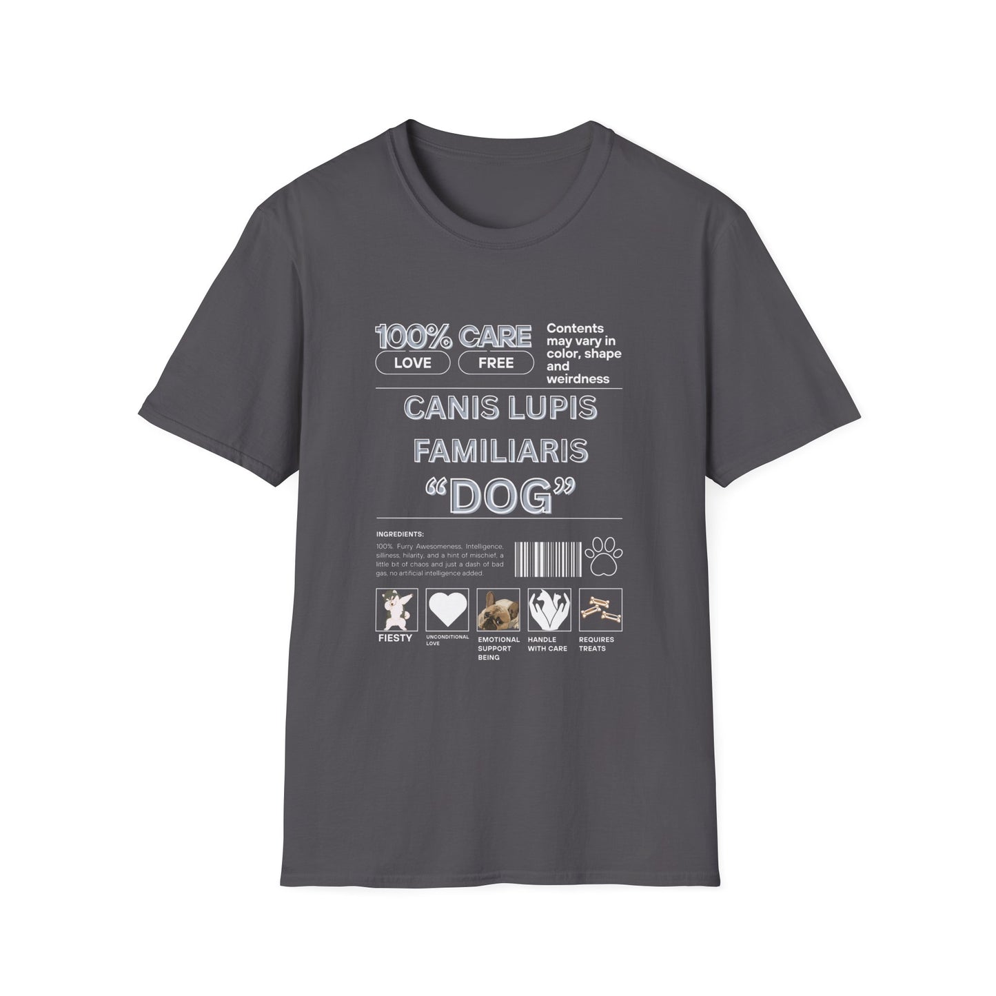 Canis Lupus Familiaris Dog Tee - Funny Vet Label