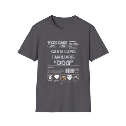 Canis Lupus Familiaris Dog Tee - Funny Vet Label