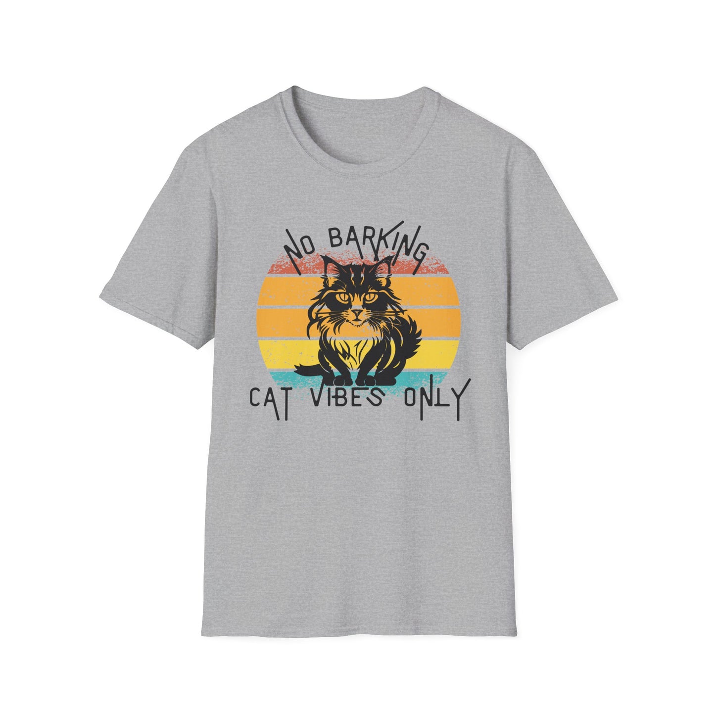 Cat Vibes Only Tee – Funny Retro Cat Lover Shirt