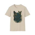 Cyber Floral Cat T-Shirt