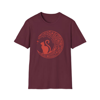 Midnight Cat Club Shirt – Moon Cat Tee for Cat Lovers