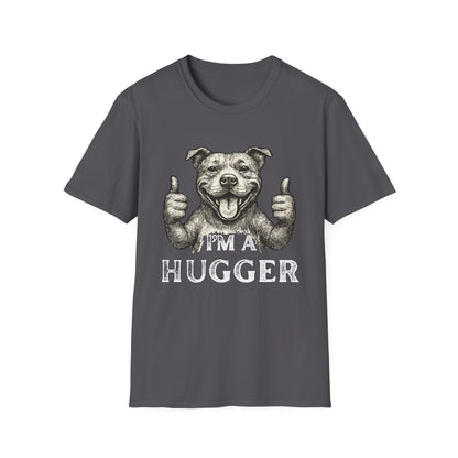 Pitbull Hugger T-Shirt | Funny Dog Lover Graphic Tee