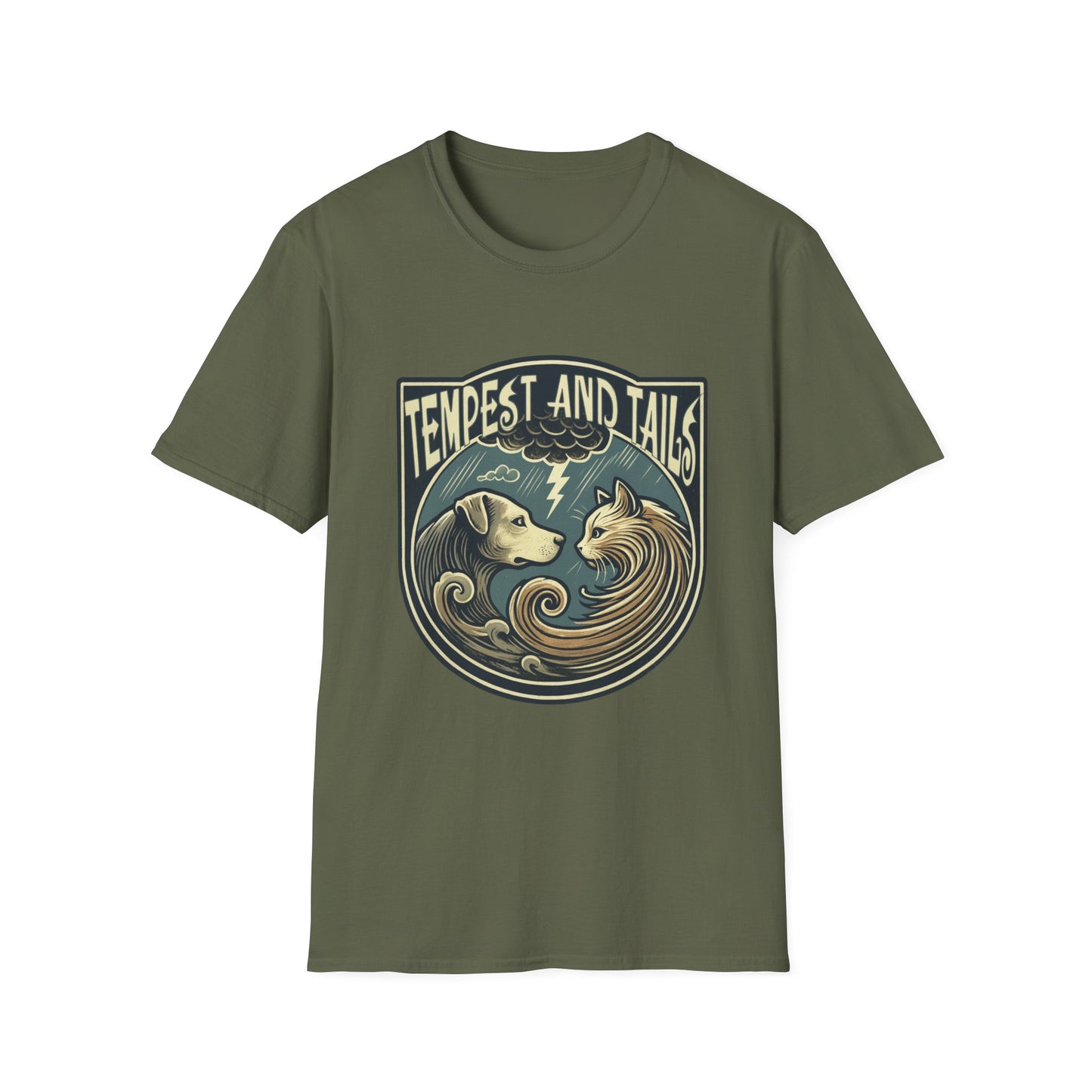 Tempest and Tails Unisex T-Shirt - Fun Pet Lover Tee, Gift for Dog Owners, Animal Lover Apparel, Cute Graphic Shirt, Casual Wear