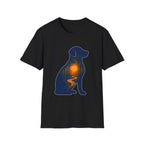 Sunset Dog Silhouette T-Shirt