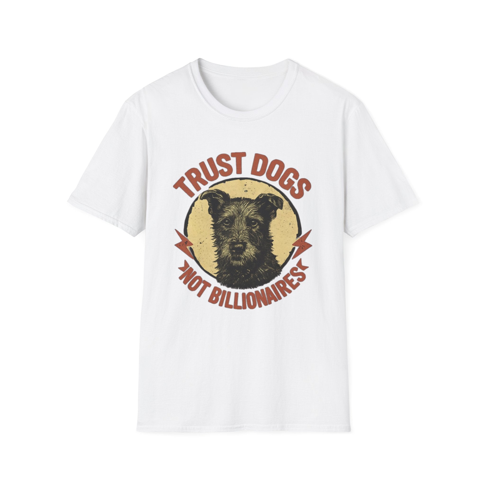 Trust Dogs Not Billionaires Vintage Dog T-Shirt