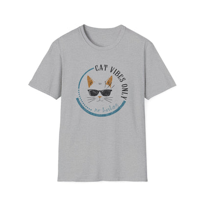 Cat Vibes Only Tee – Funny Cat Lover Shirt, No Barking