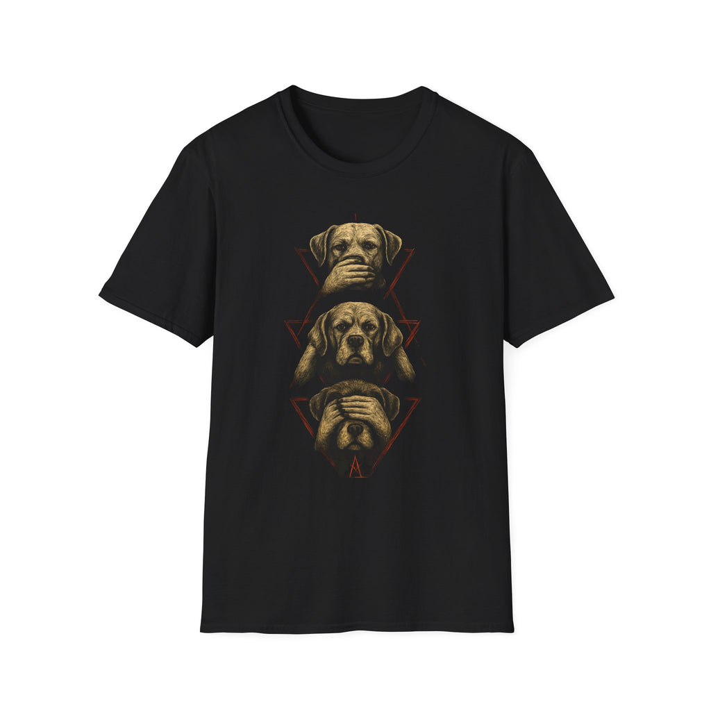 3 Wise Dogs Unisex T-Shirt