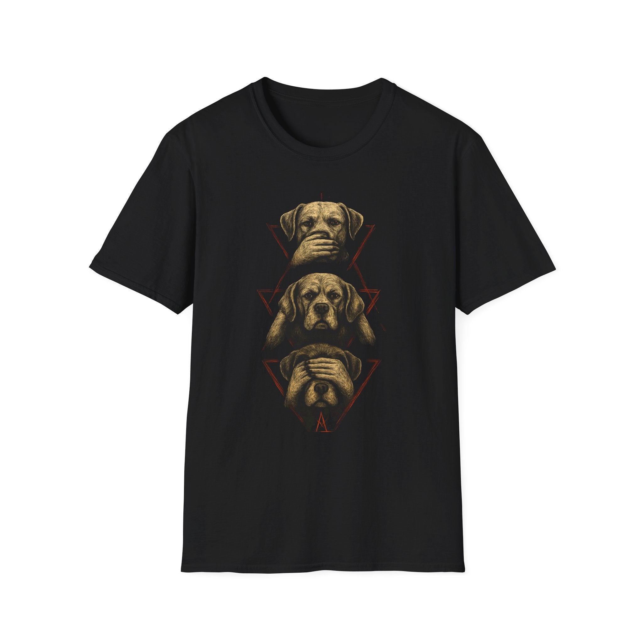 3 Wise Dogs Unisex T-Shirt