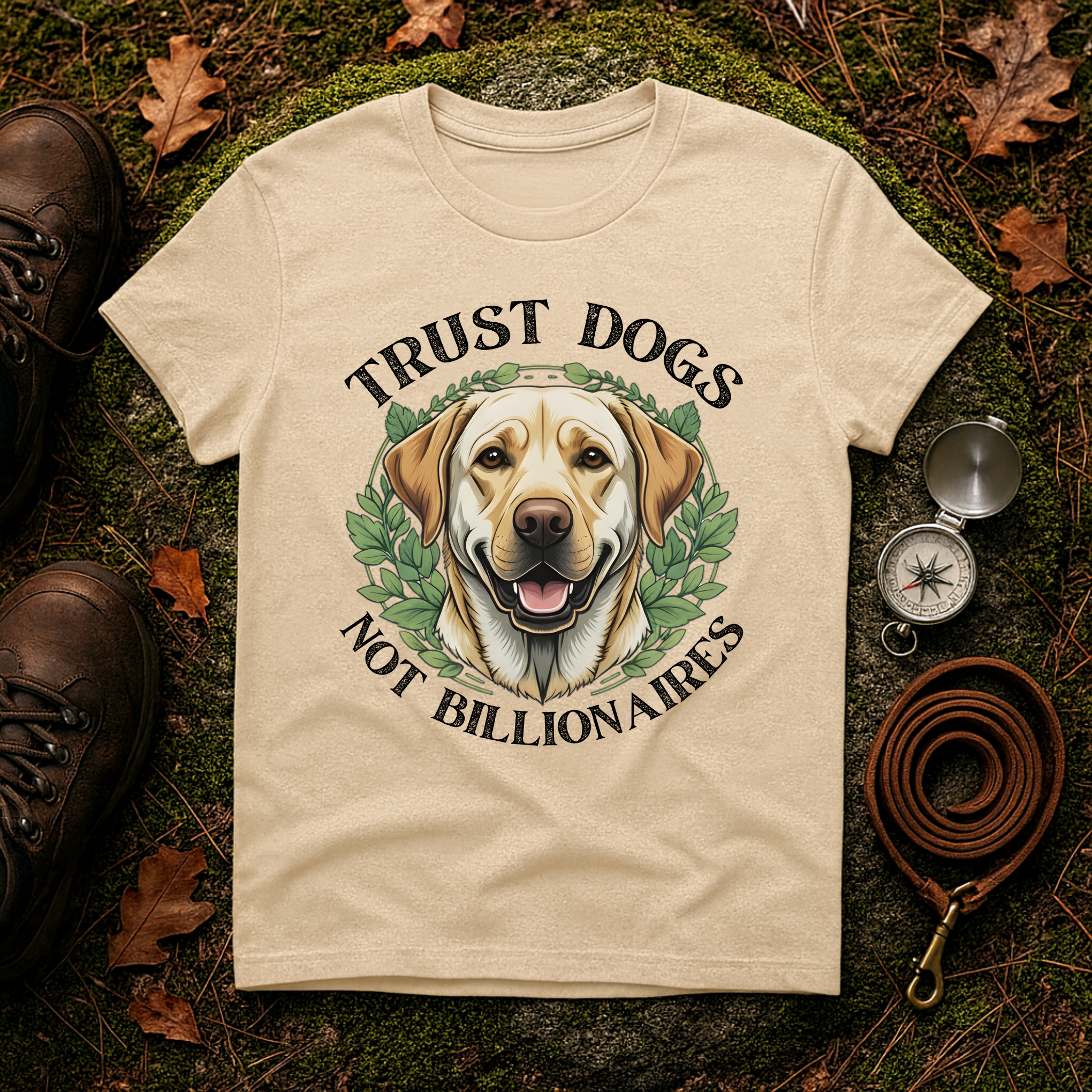 Labrador Trust Dogs Not Billionaires T-Shirt