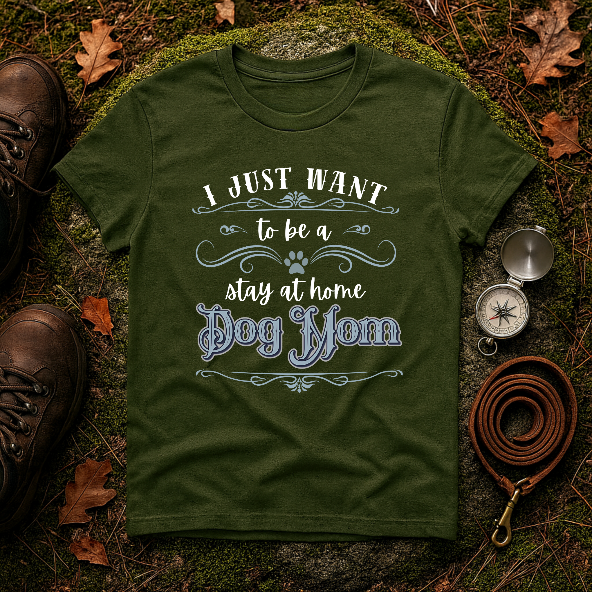 Stay at Home Dog Mom T-Shirt