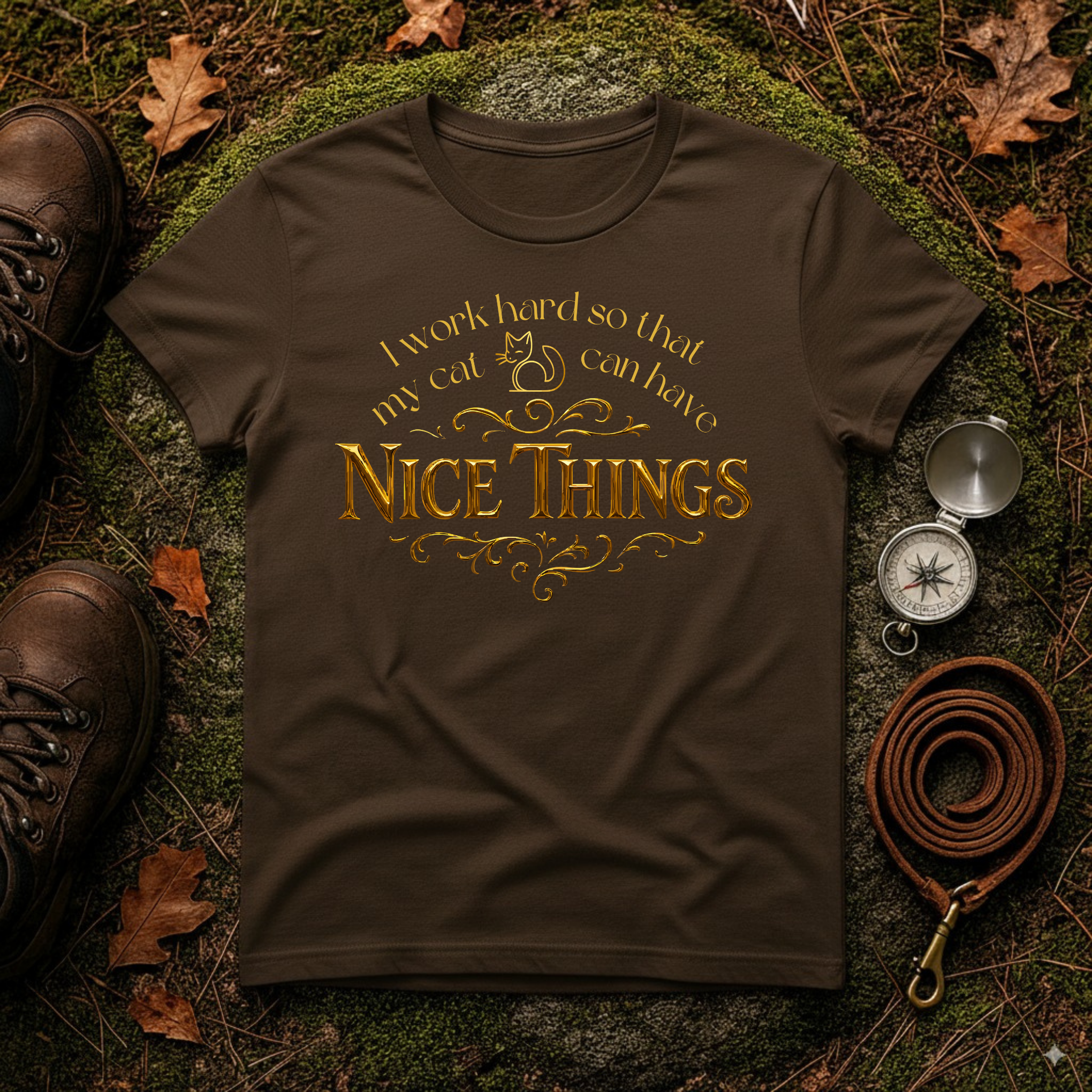 I Work Hard So My Cat Can Have Nice Things T-Shirt