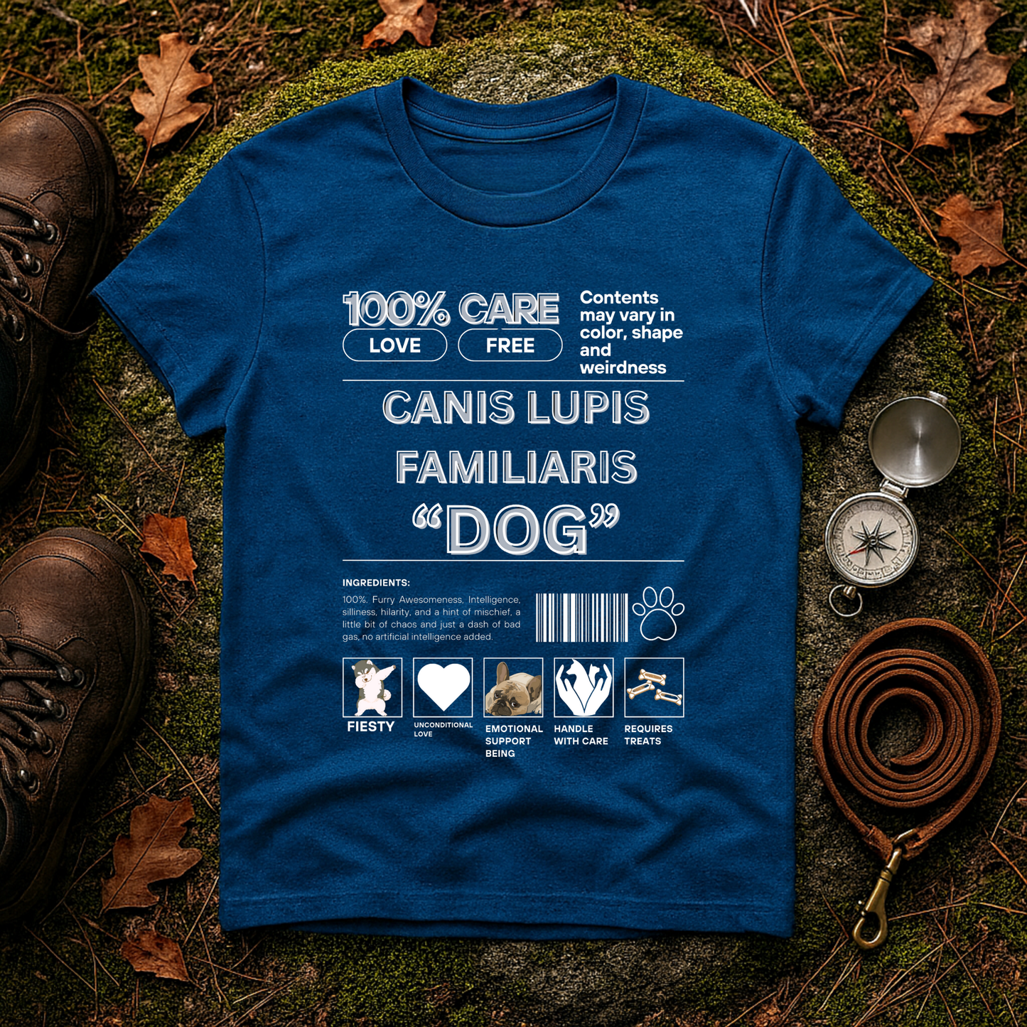 Canis Lupus Familiaris Dog Tee - Funny Vet Label