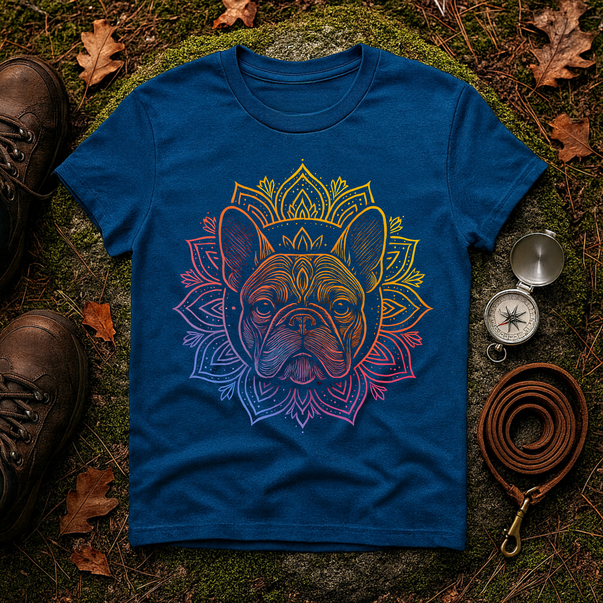 Bohemian French Bulldog T-Shirt