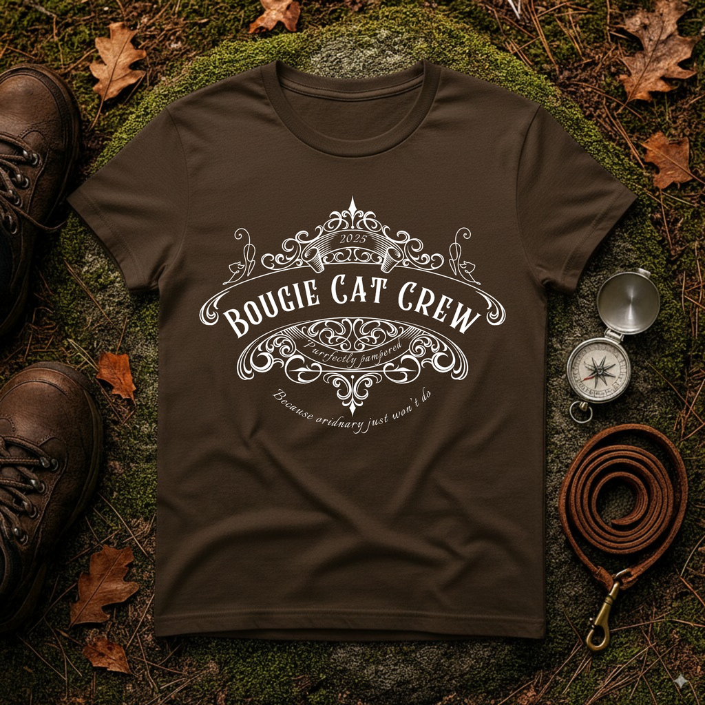 Bougie Cat Crew T-Shirt