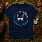 Cat Vibes Only, No Barking T-Shirt
