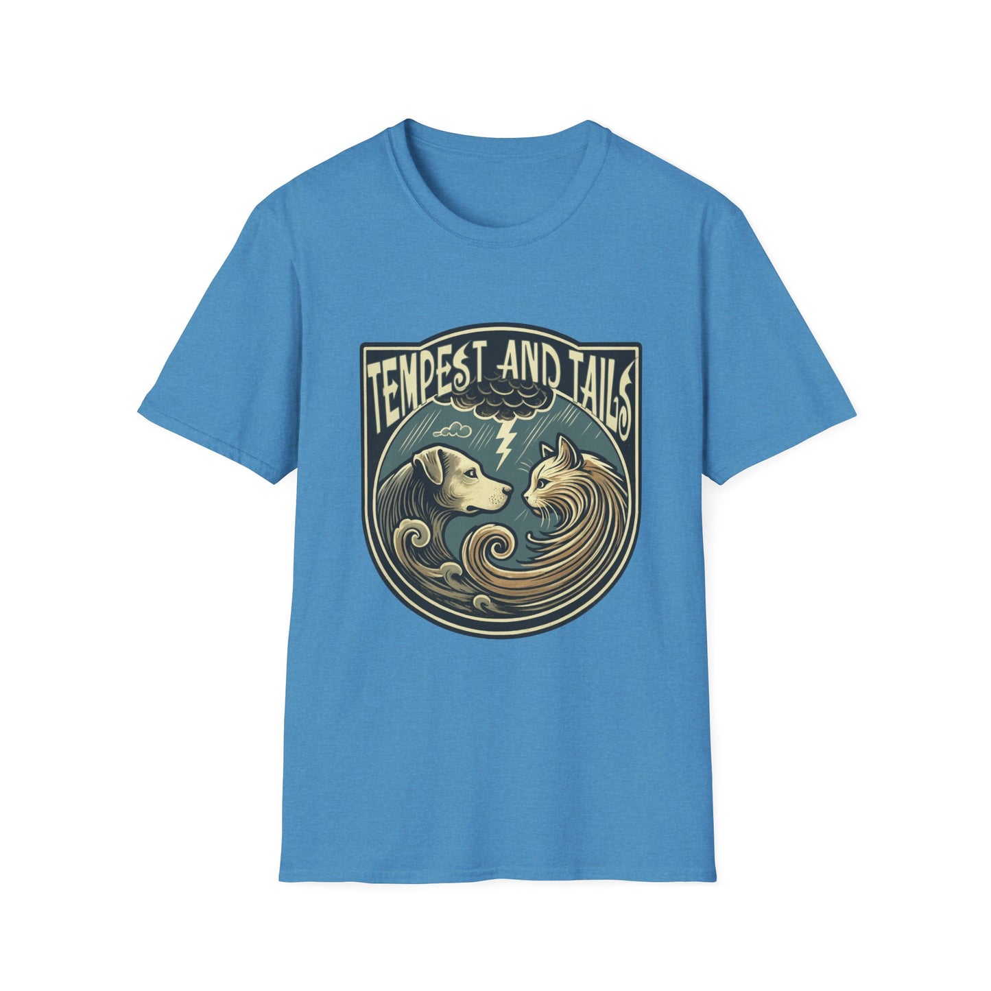 Tempest and Tails Unisex T-Shirt - Fun Pet Lover Tee, Gift for Dog Owners, Animal Lover Apparel, Cute Graphic Shirt, Casual Wear