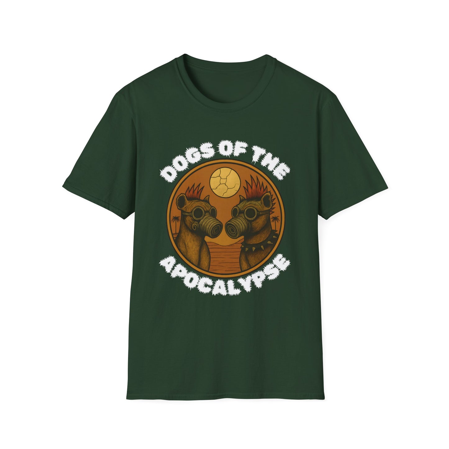 Dogs of the Apocalypse Unisex T-Shirt, Funny Pet Lover Gift, Dog Owner Apparel, Quirky Graphic Tee, Casual Wear