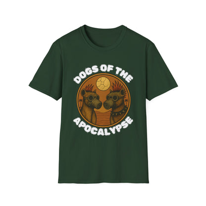 Dogs of the Apocalypse Unisex T-Shirt, Funny Pet Lover Gift, Dog Owner Apparel, Quirky Graphic Tee, Casual Wear
