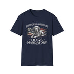 Fireworks Optional Dogs Mandatory Labrador T-Shirt