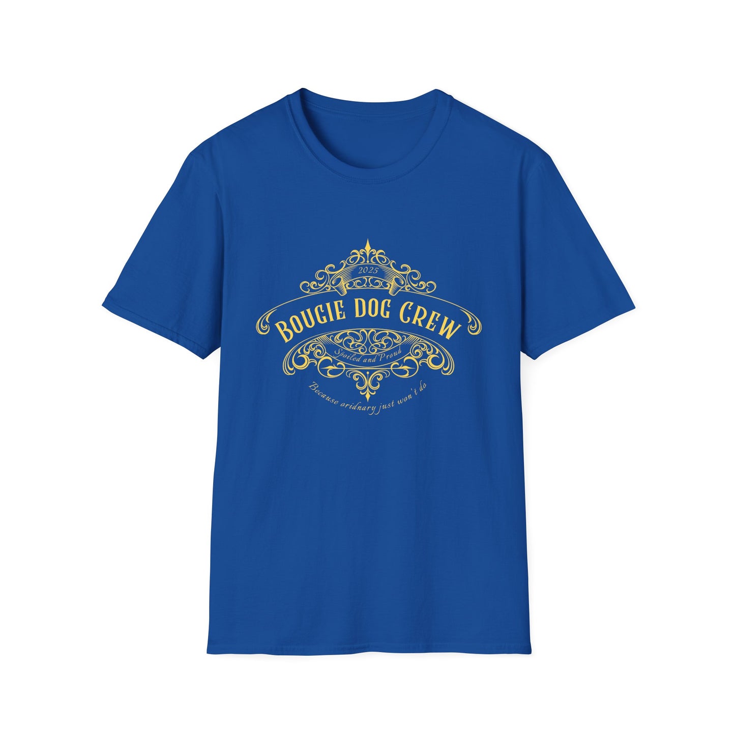 Bougie Dog Crew T-Shirt — Spoiled Dog Mom Tee
