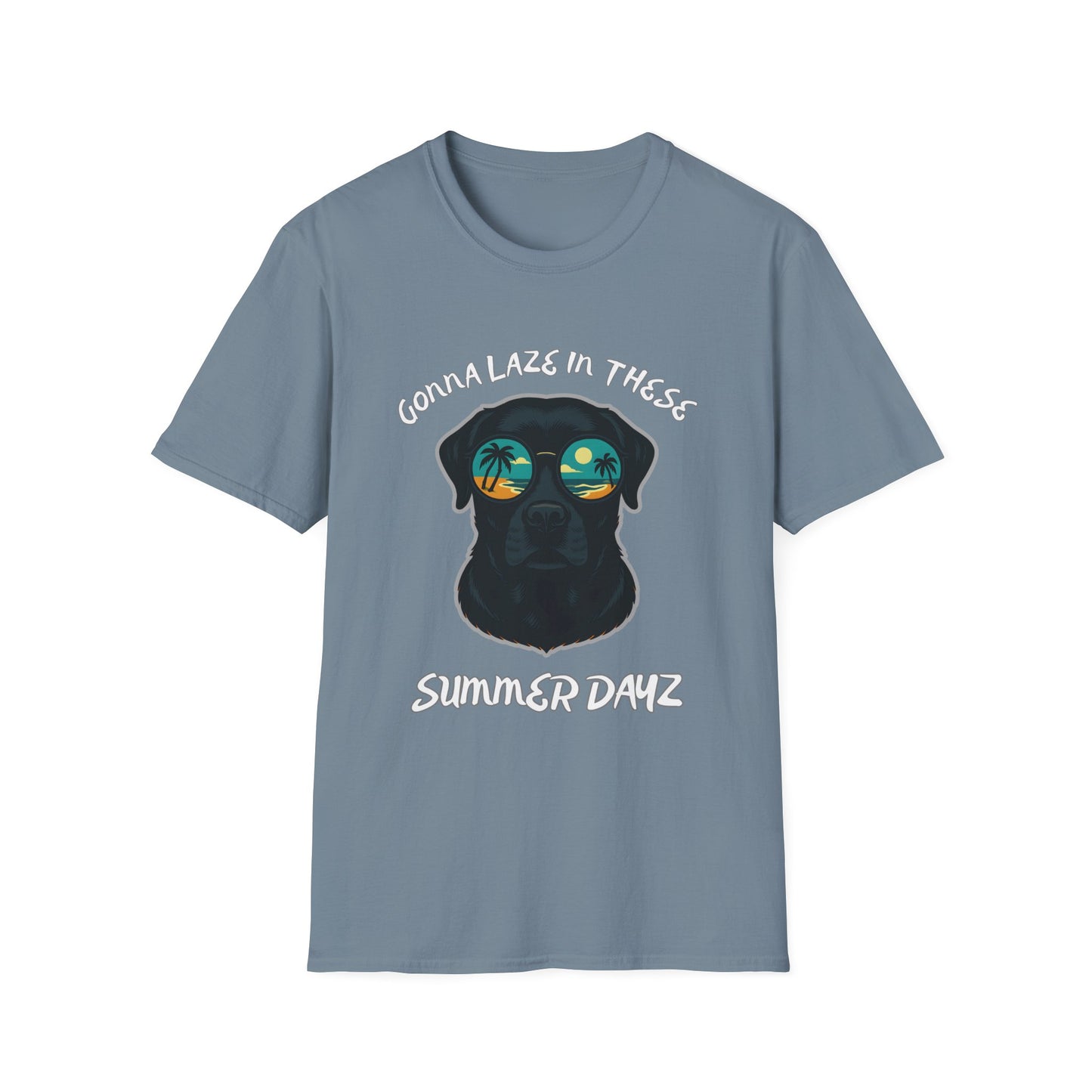 Cool Dog Summer Vibes T-Shirt, Summer T-Shirt, Dog Lover Gift, Casual Wear, Gift for Pet Owners, Beach Day Top