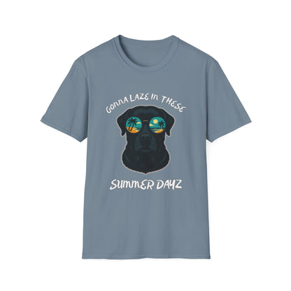 Cool Dog Summer Vibes T-Shirt, Summer T-Shirt, Dog Lover Gift, Casual Wear, Gift for Pet Owners, Beach Day Top