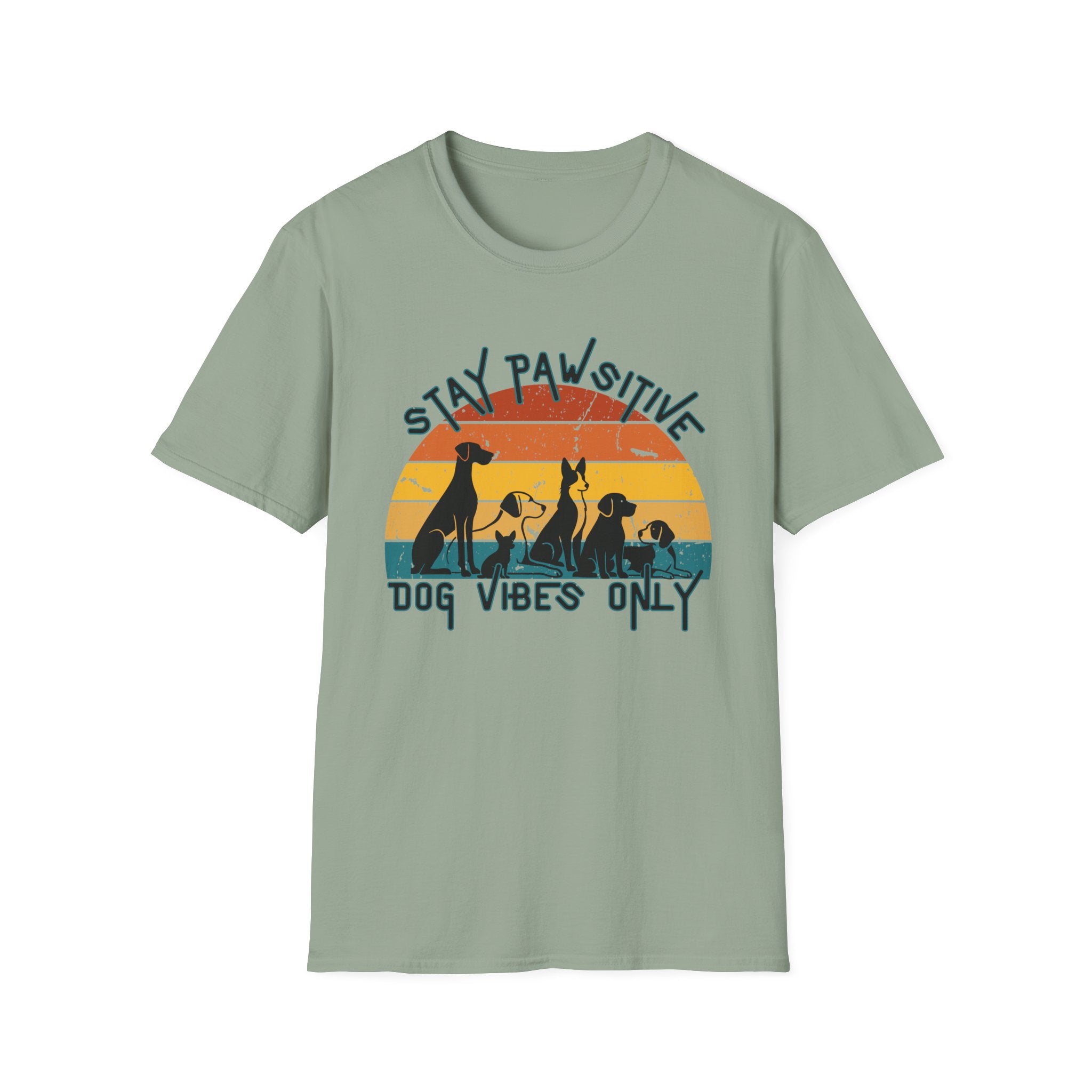 Stay Pawsitive Dog Vibes T-Shirt