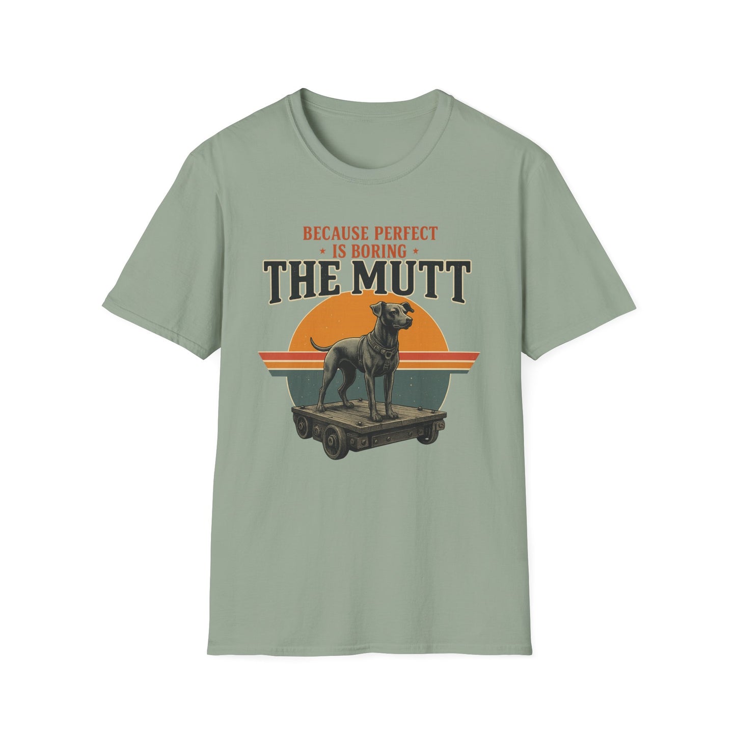 Vintage Mutt Dog Shirt – Because Perfect Is Boring Tee