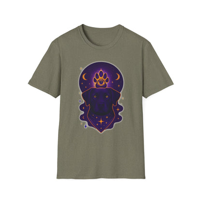 Mystical Animal T-Shirt, Celestial Shirt, Astrology Tee, Gift for Dog Lovers, Unique Graphic Apparel