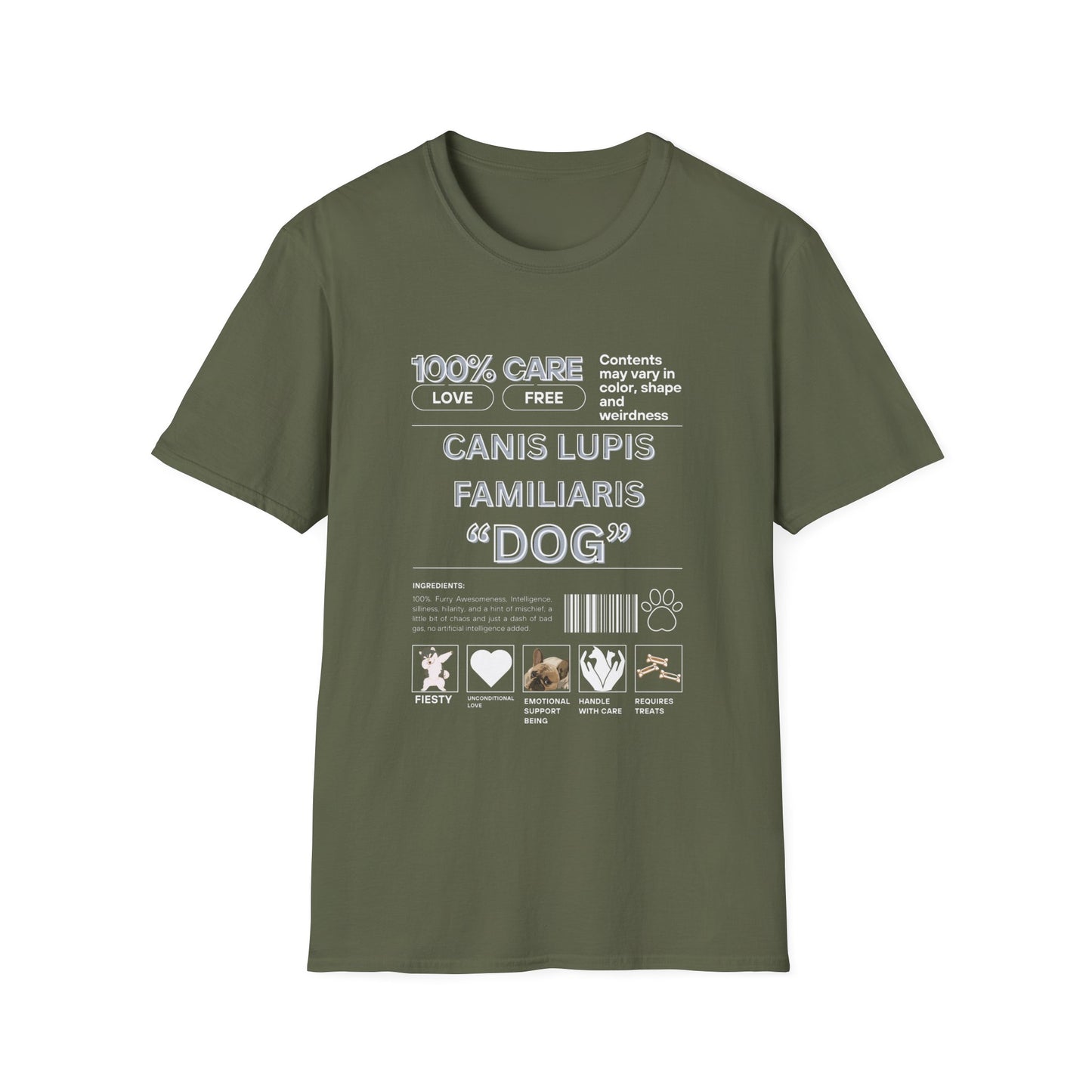 Canis Lupus Familiaris Dog Tee - Funny Vet Label
