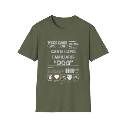 Canis Lupus Familiaris Dog Tee - Funny Vet Label