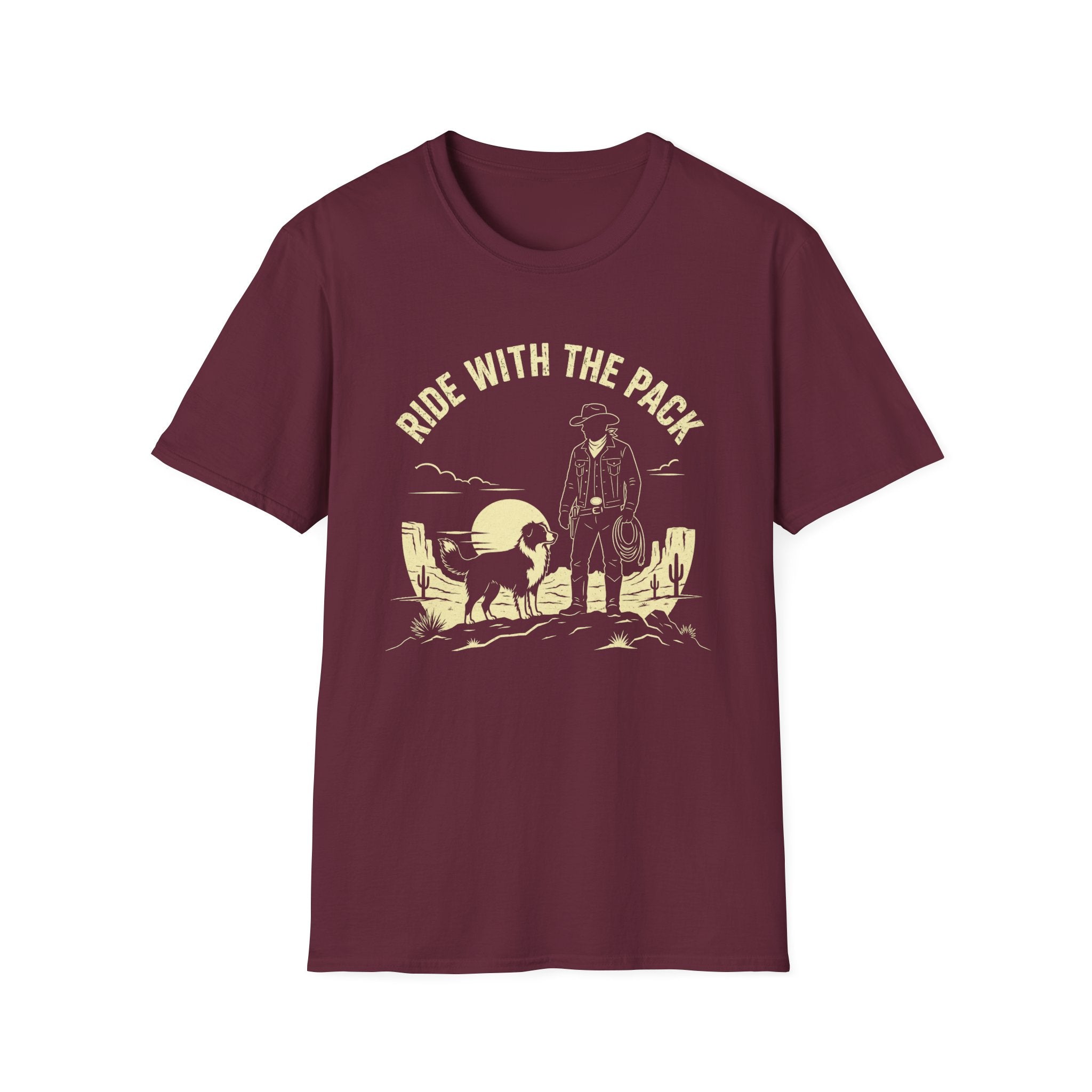 Ride With The Pack Western T-Shirt