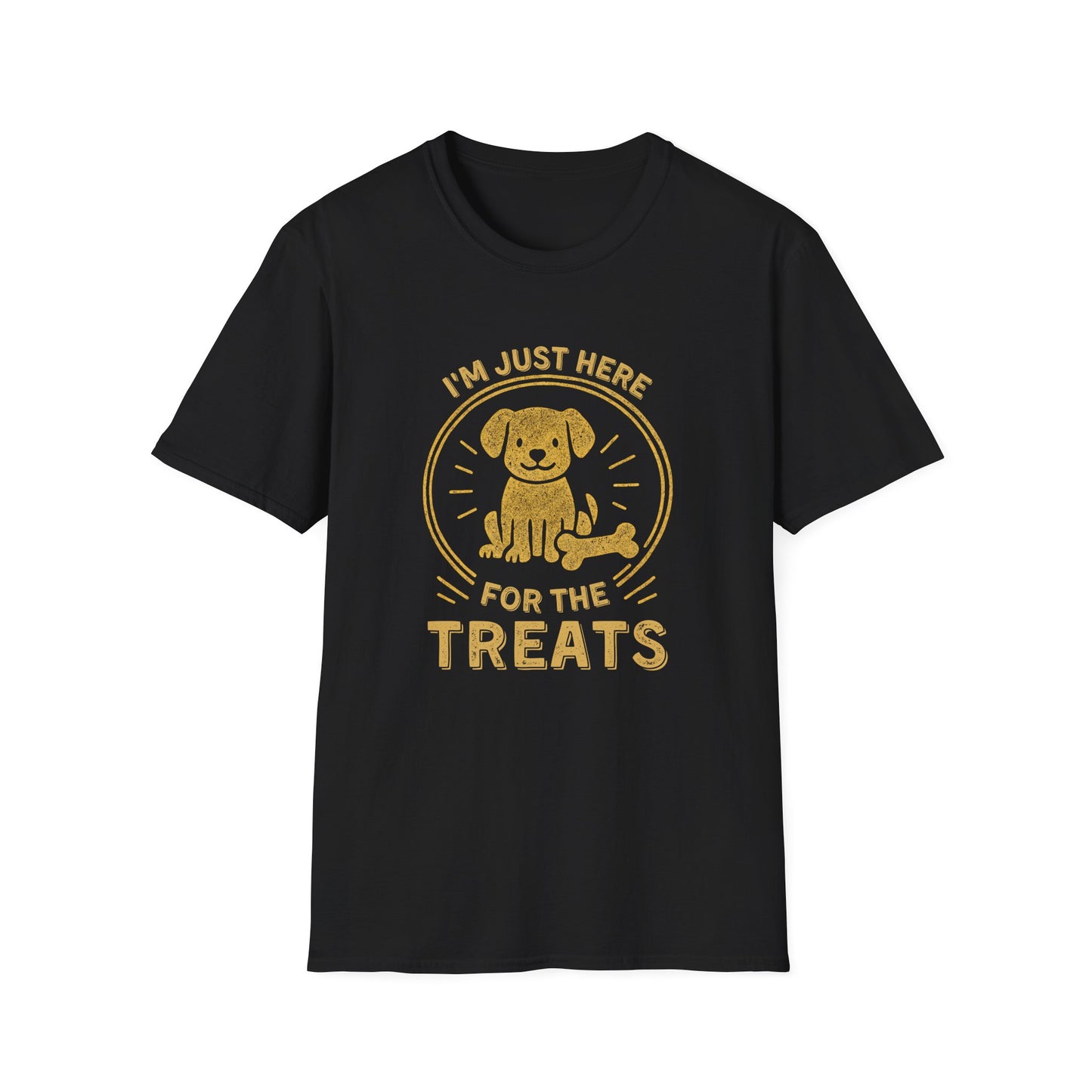 Funny Dog Shirt – I'm Just Here for the Treats Tee