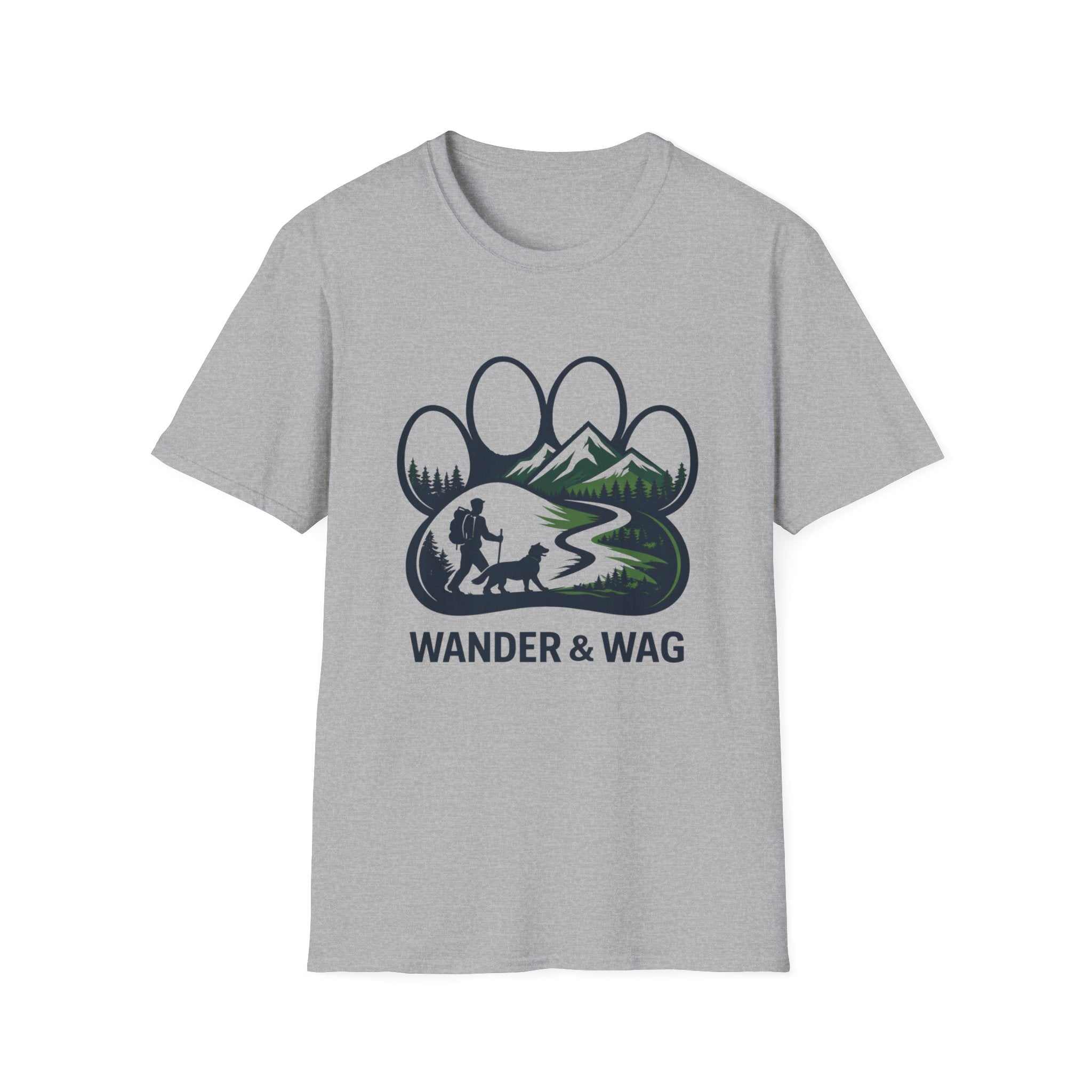 Wander & Wag Hiking Paw T-Shirt