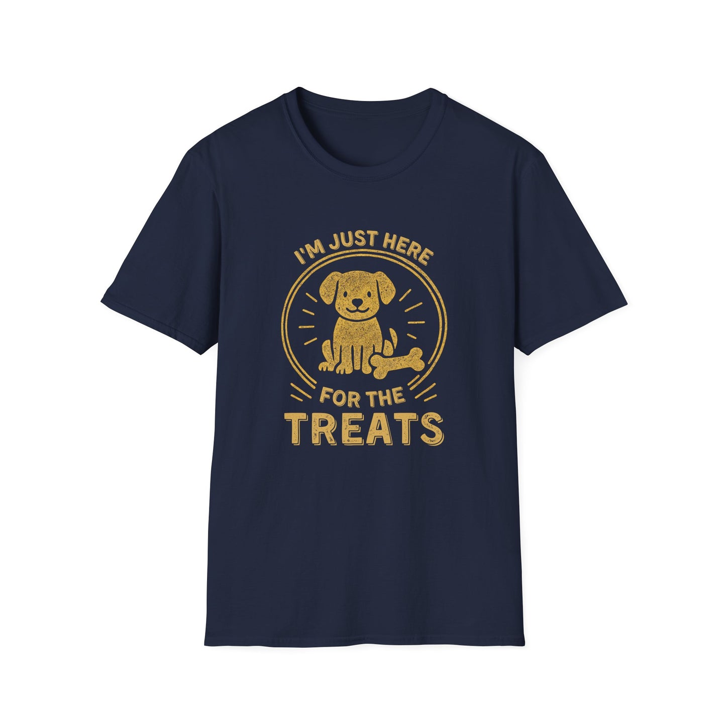Funny Dog Shirt – I'm Just Here for the Treats Tee