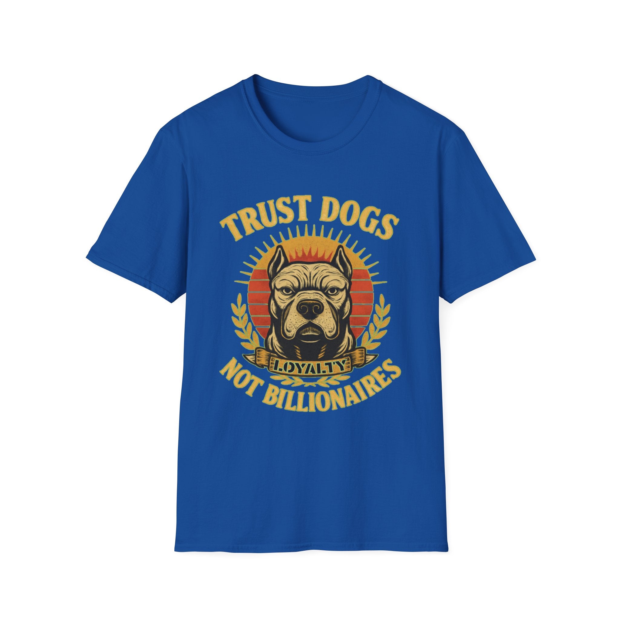 Trust Dogs Not Billionaires (Pitbull) T-Shirt