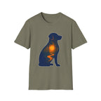 Sunset Dog Silhouette T-Shirt