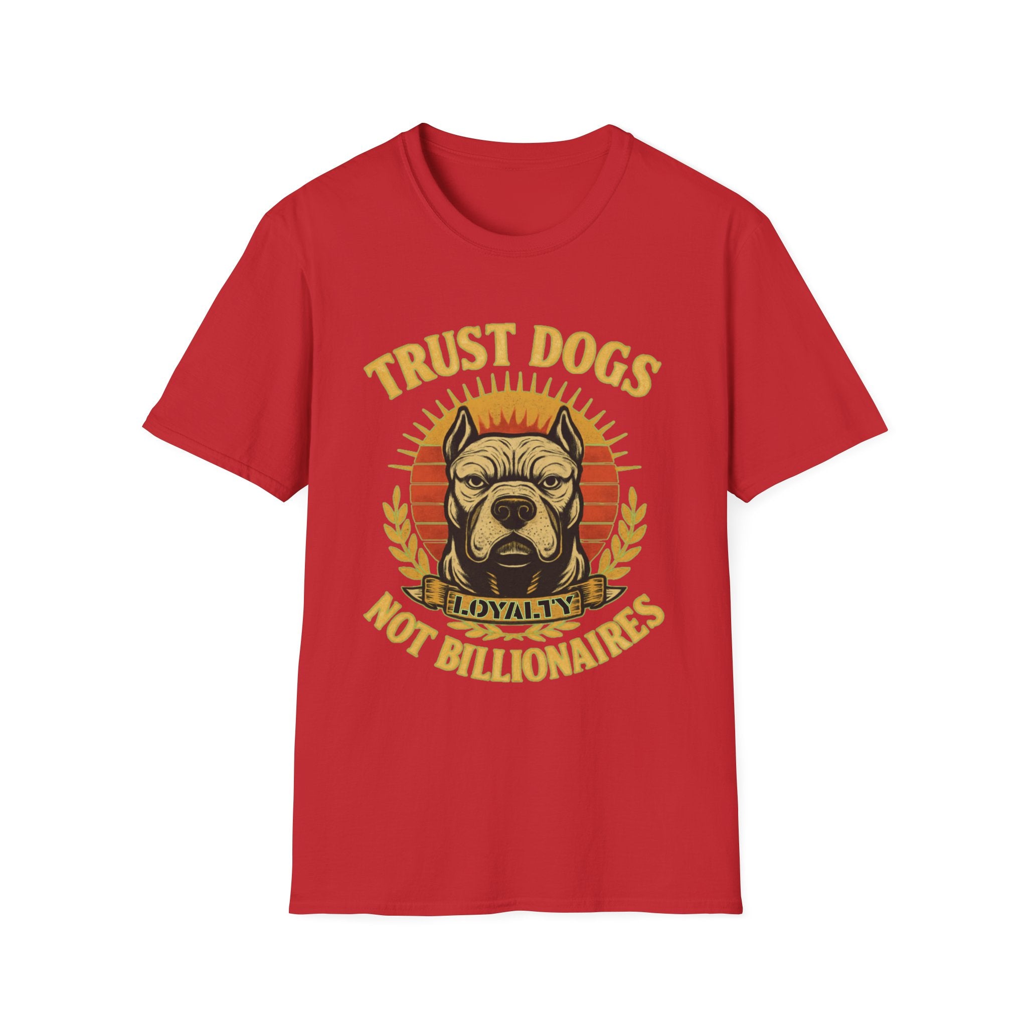 Trust Dogs Not Billionaires (Pitbull) T-Shirt