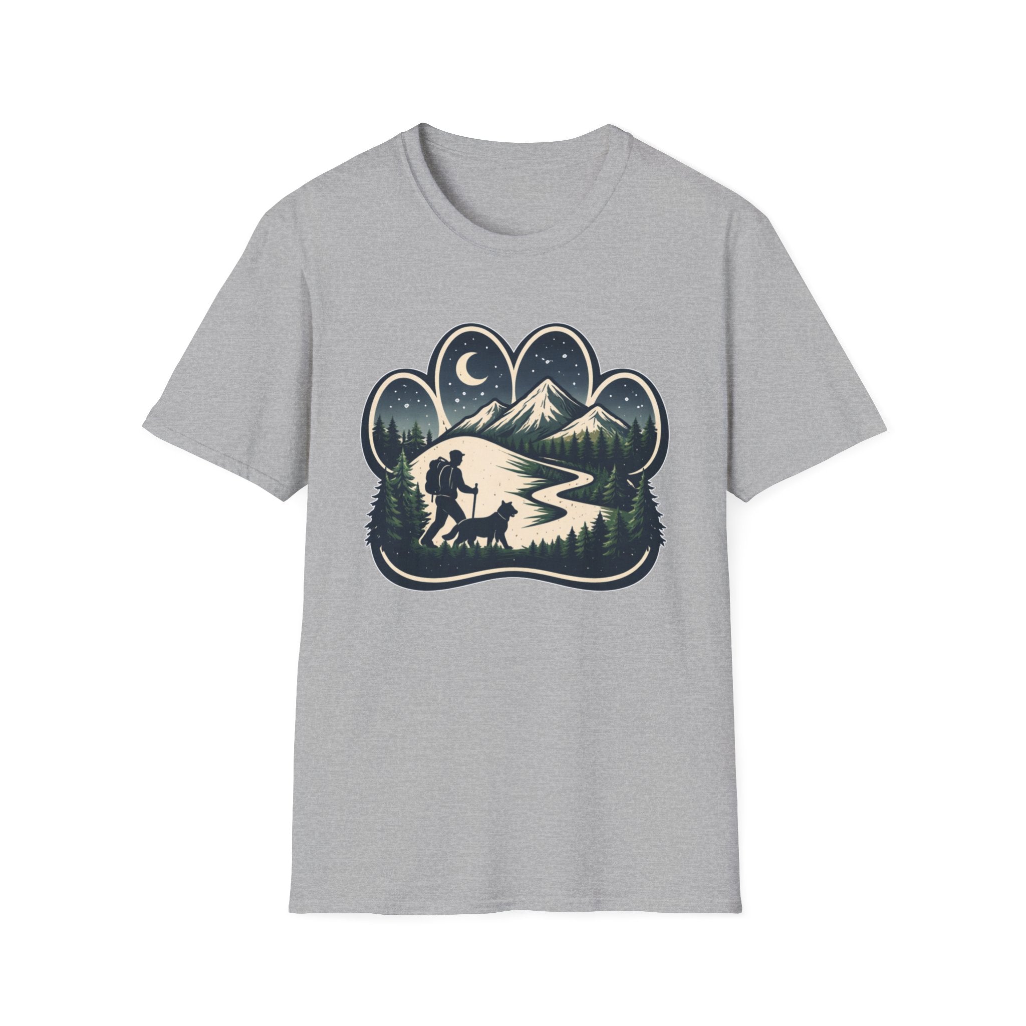 Hiker Paw Scenic T-Shirt