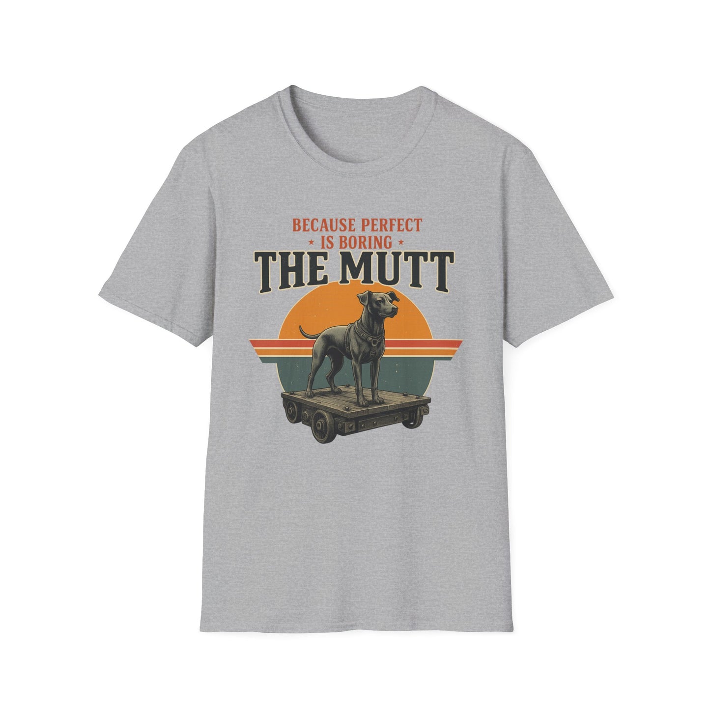 Vintage Mutt Dog Shirt – Because Perfect Is Boring Tee