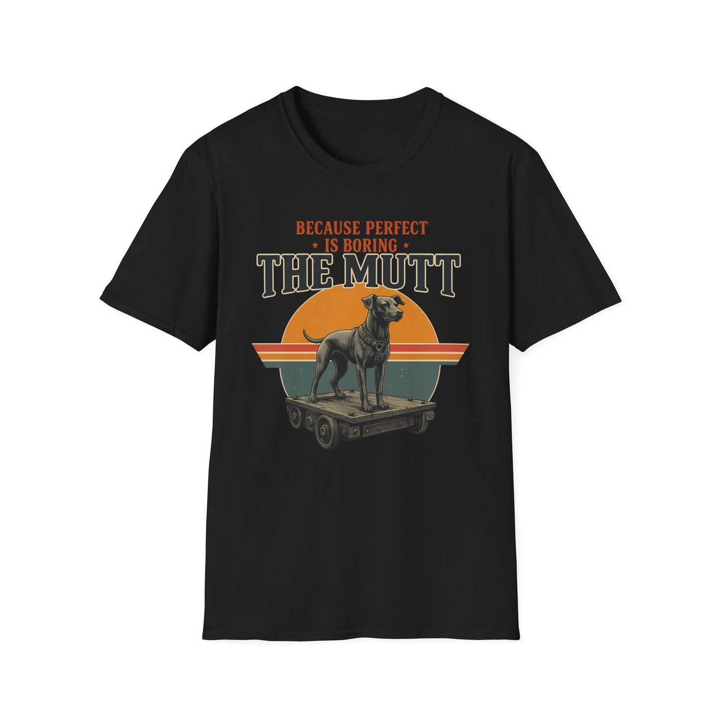 Vintage Mutt Dog Shirt – Because Perfect Is Boring Tee