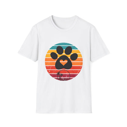 Retro Pet Lover T-Shirt - Softstyle Tee for Dog Owners, Animal Rescue Fundraiser, Gift for Animal Lovers, Vintage Pet Apparel.