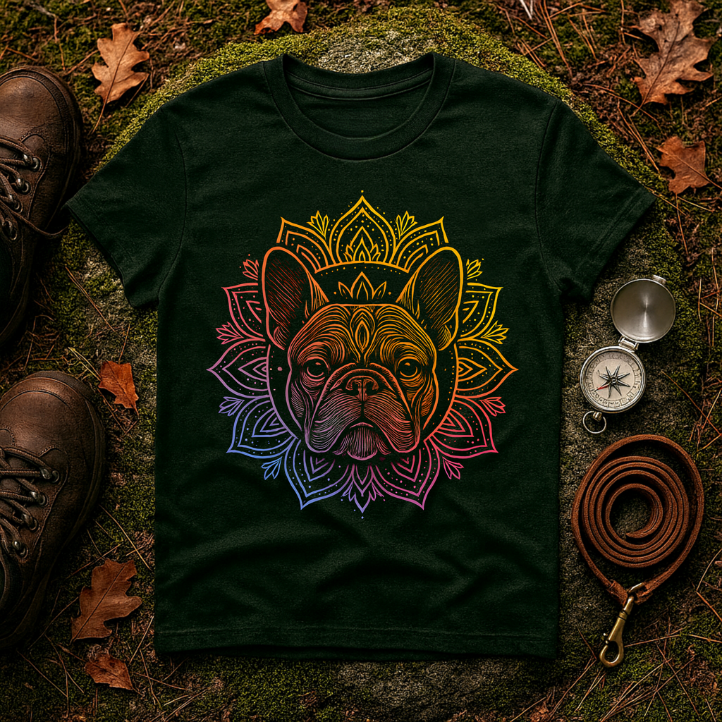 Bohemian French Bulldog T-Shirt