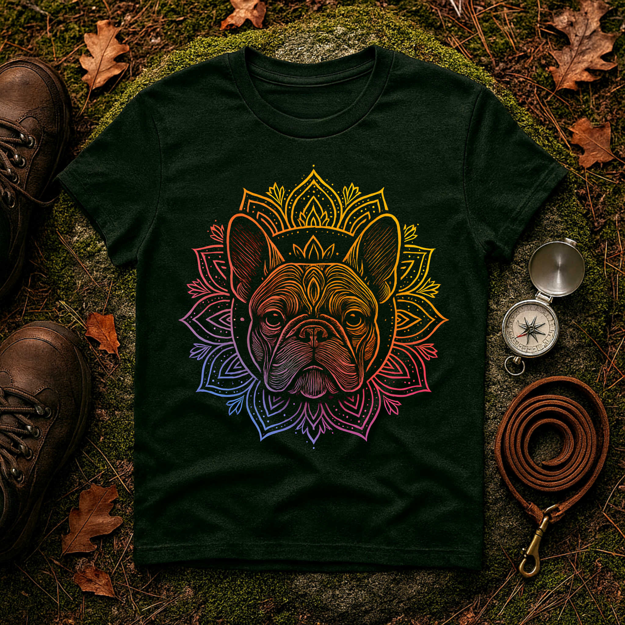 Bohemian French Bulldog T-Shirt