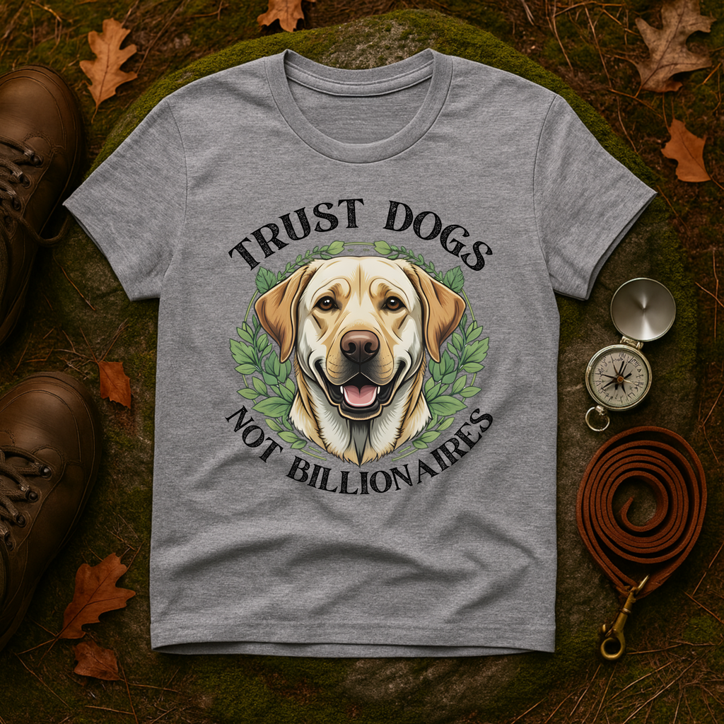 Labrador Trust Dogs Not Billionaires T-Shirt