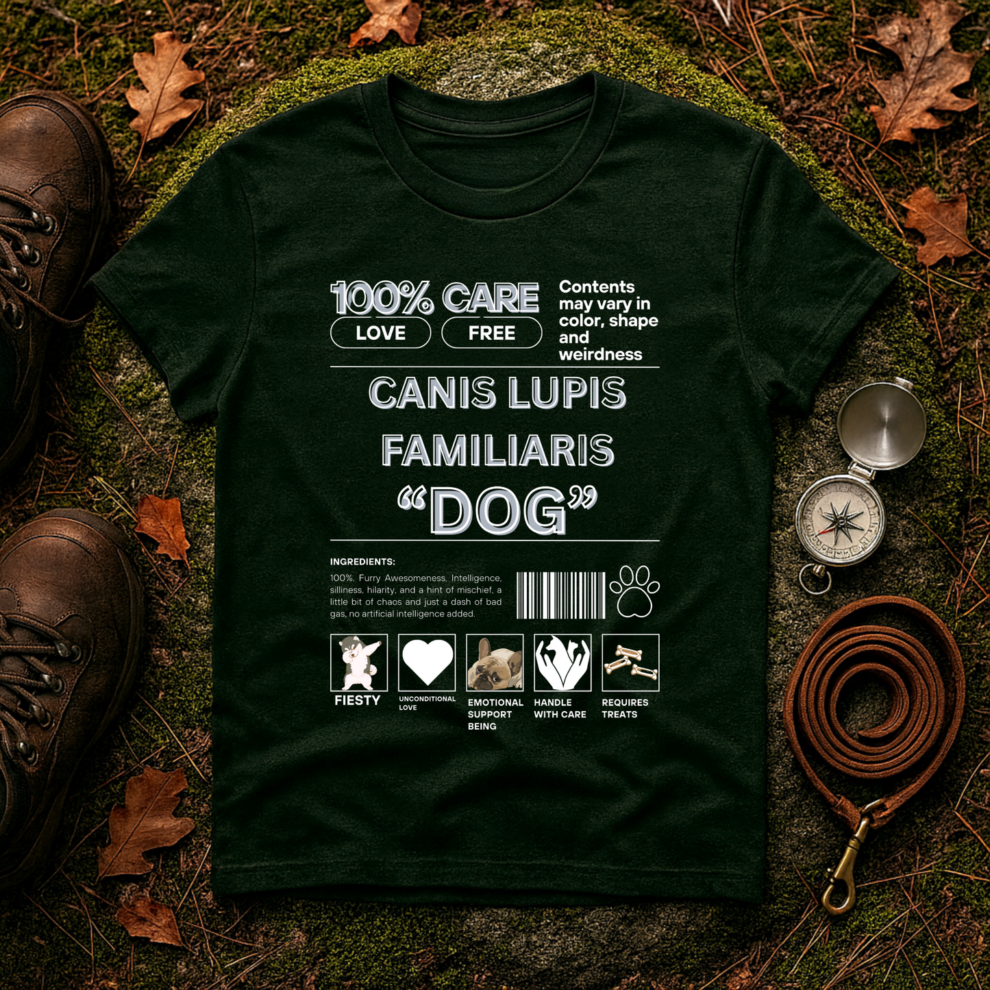 Canis Lupus Familiaris Dog Tee - Funny Vet Label