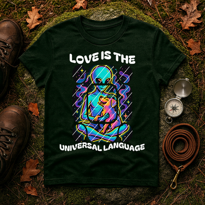 Alien Hug Dog Tee – Love Is The Universal Language