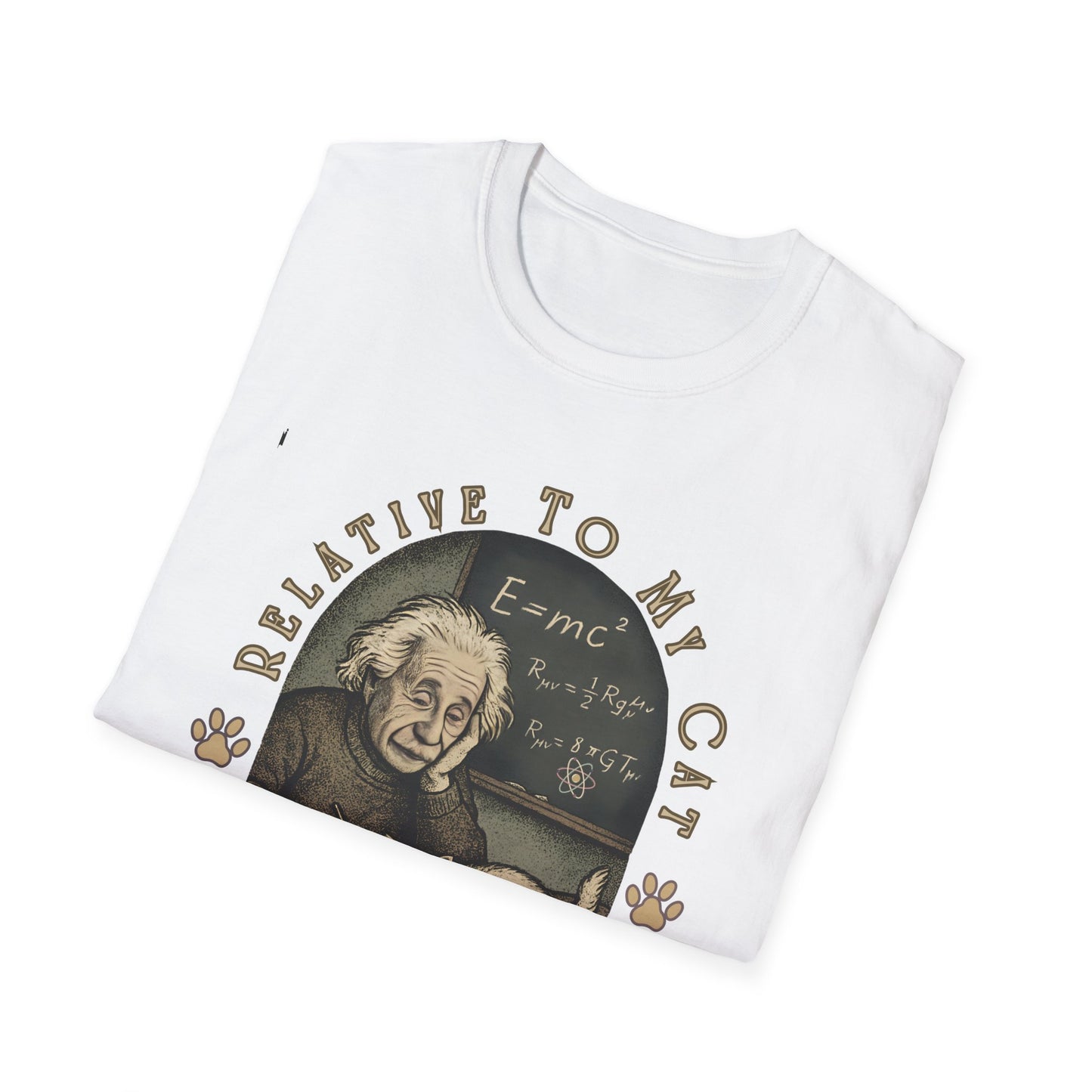 Relative to My Cat Tee – Einstein Cat Shirt