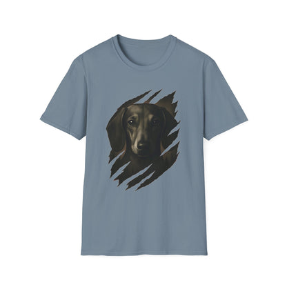 Dachshund Ripped Claw T-Shirt | Cool Dog Lover Graphic Tee